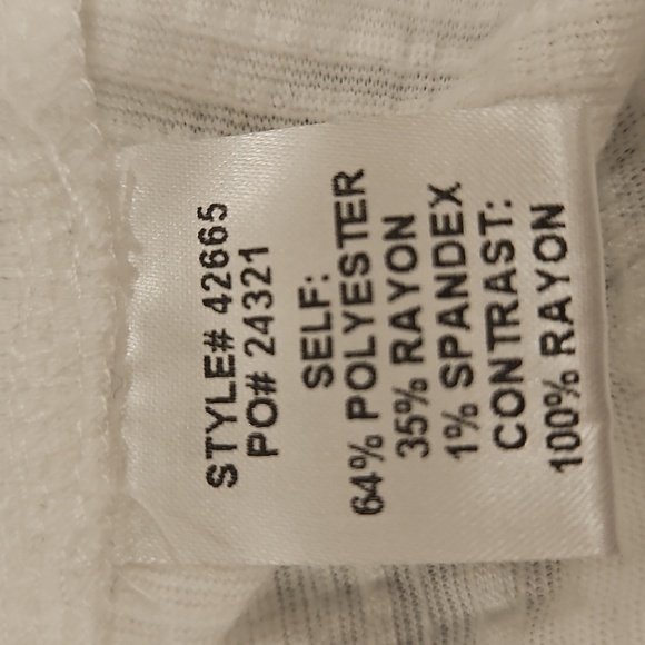 💕SKIES ARE BLUE💕Crochet Trim Knit Top ~ Off White Medium M NWT - Picture 12 of 13